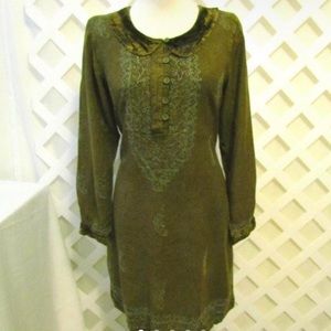 Vintage Forest Green cottage core dress 🧿